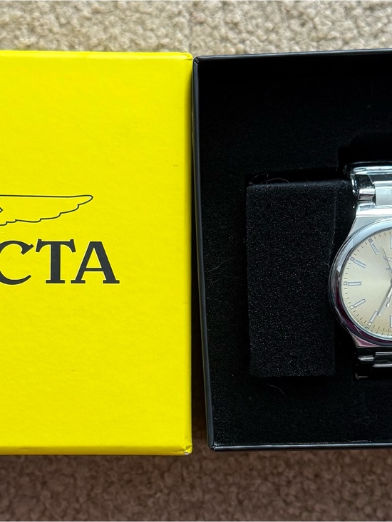 Invicta Accessories - Invicta Women’s Silver Stainless Steel Watch with Cream Dial